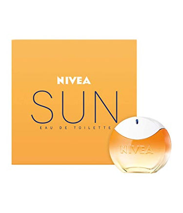 NIVEA SUN Eau de Toilette, Unisex-Parfum mit dem Original Sonnencreme Duft, sommerlich, erfrischend und im ikonischen Parfüm-Flakon (30 ml) im Sale